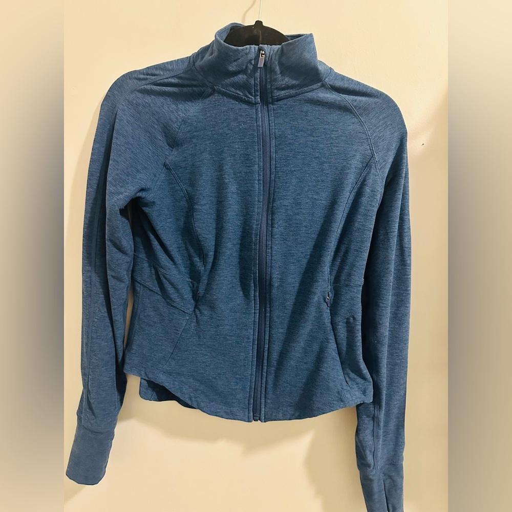 DANSKIN- Zip athletic Jacket with zip pockets and thumb holes